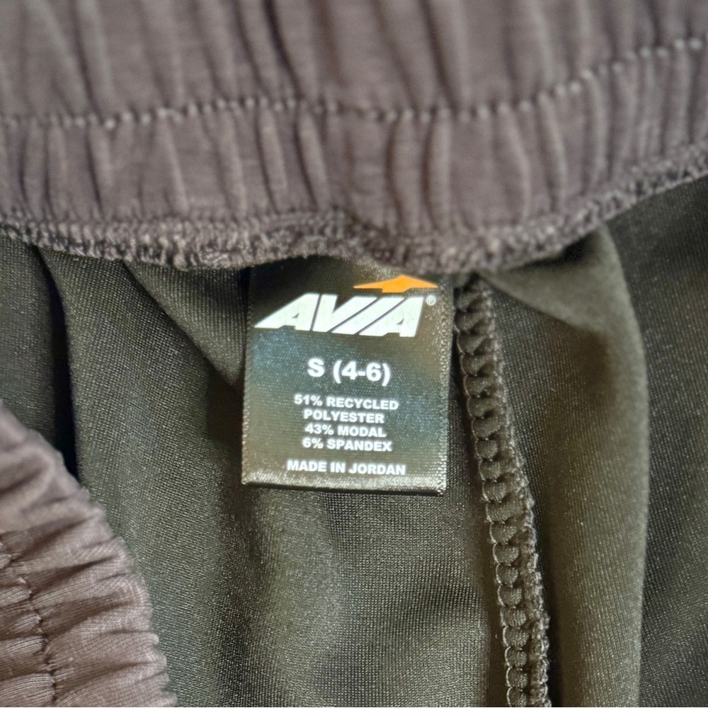 AVIA Luxe Athleisure Set S (4–6) Charcoal 1/4 Zip Pullover + Joggers - Picture 10 of 10